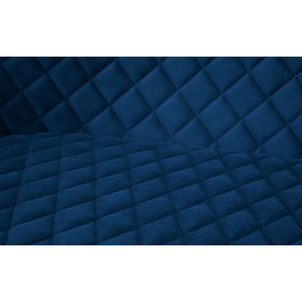 Luxe High Back Bench - Blue