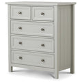 Maine 3+2 Drawer Chest - Dove Grey