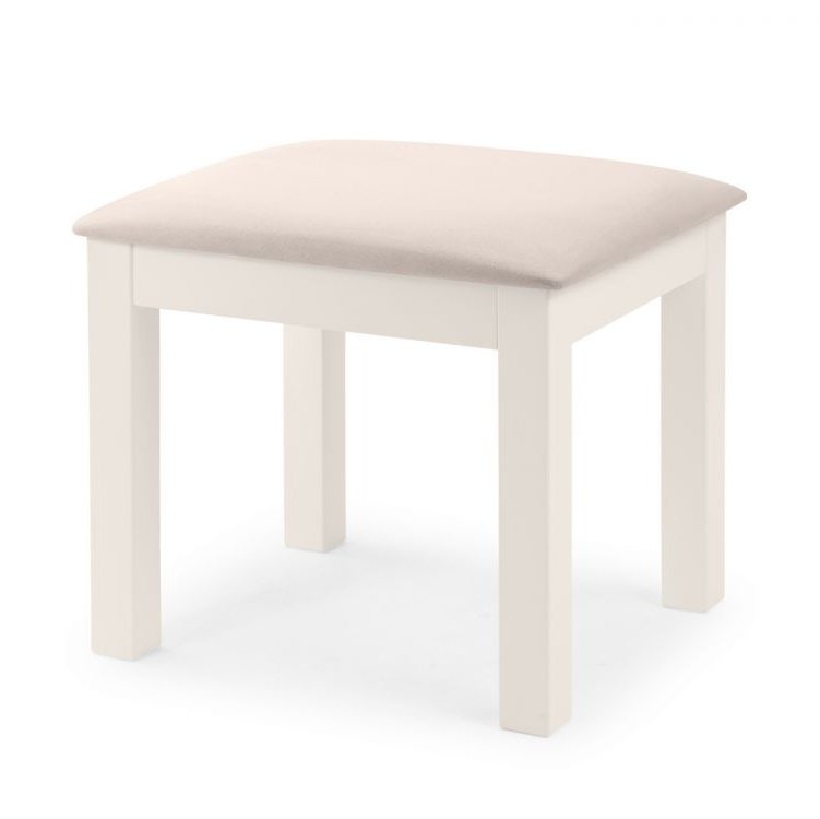 Maine Dressing Stool - Surf White