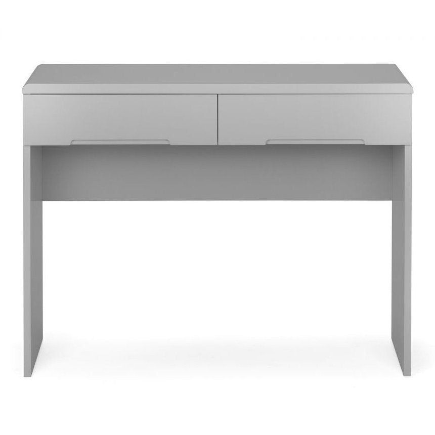 Manhattan Dressing Table with 2 Drawers - Grey