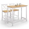 Marlow Bar Set - Oak & Ivory