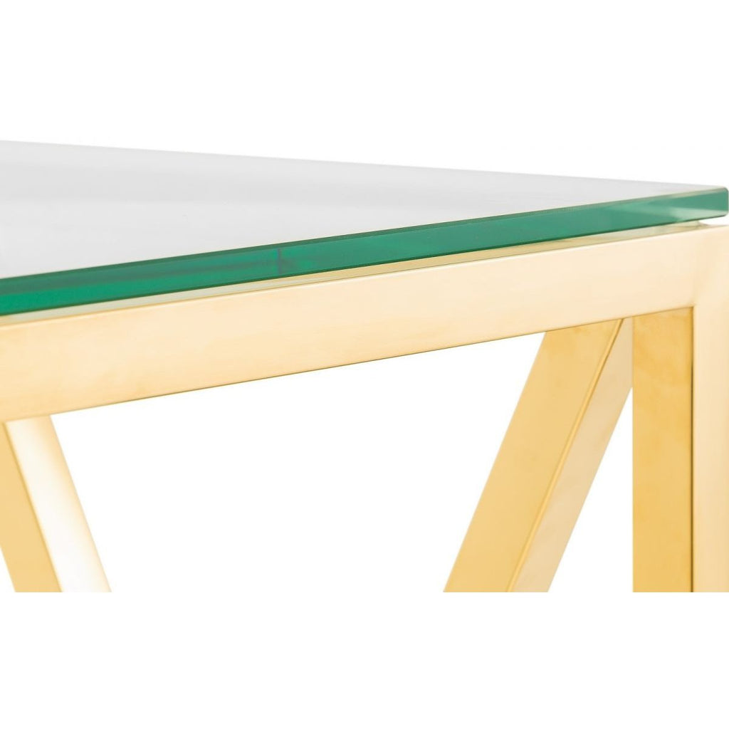 Miami Console Table - Gold