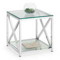 Miami Lamp Table - Silver