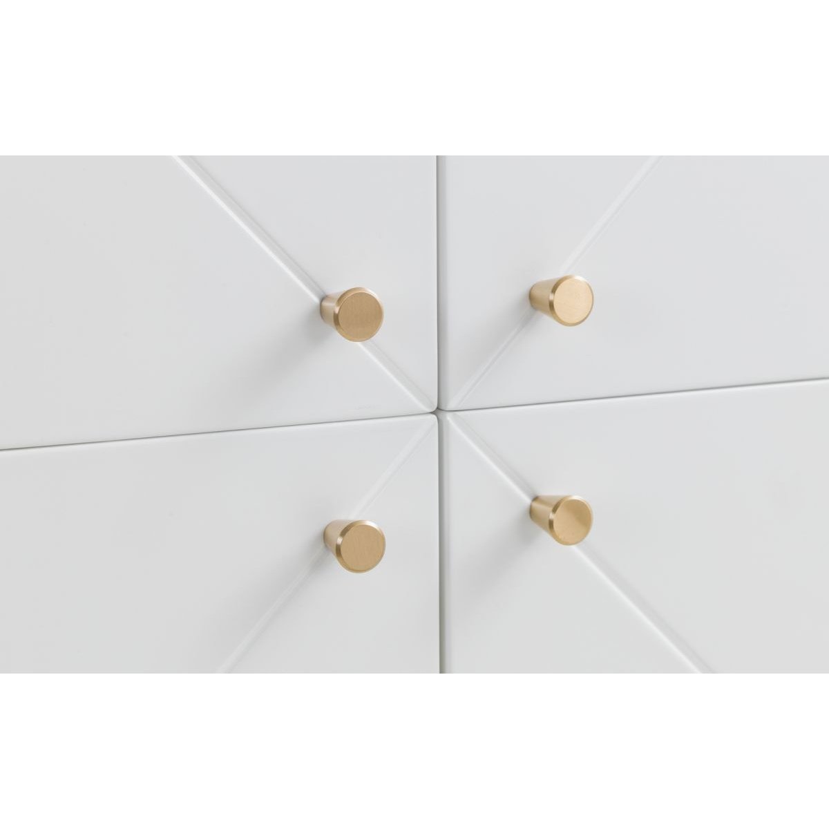 Moritz 4 Door Cabinet - Oak/White