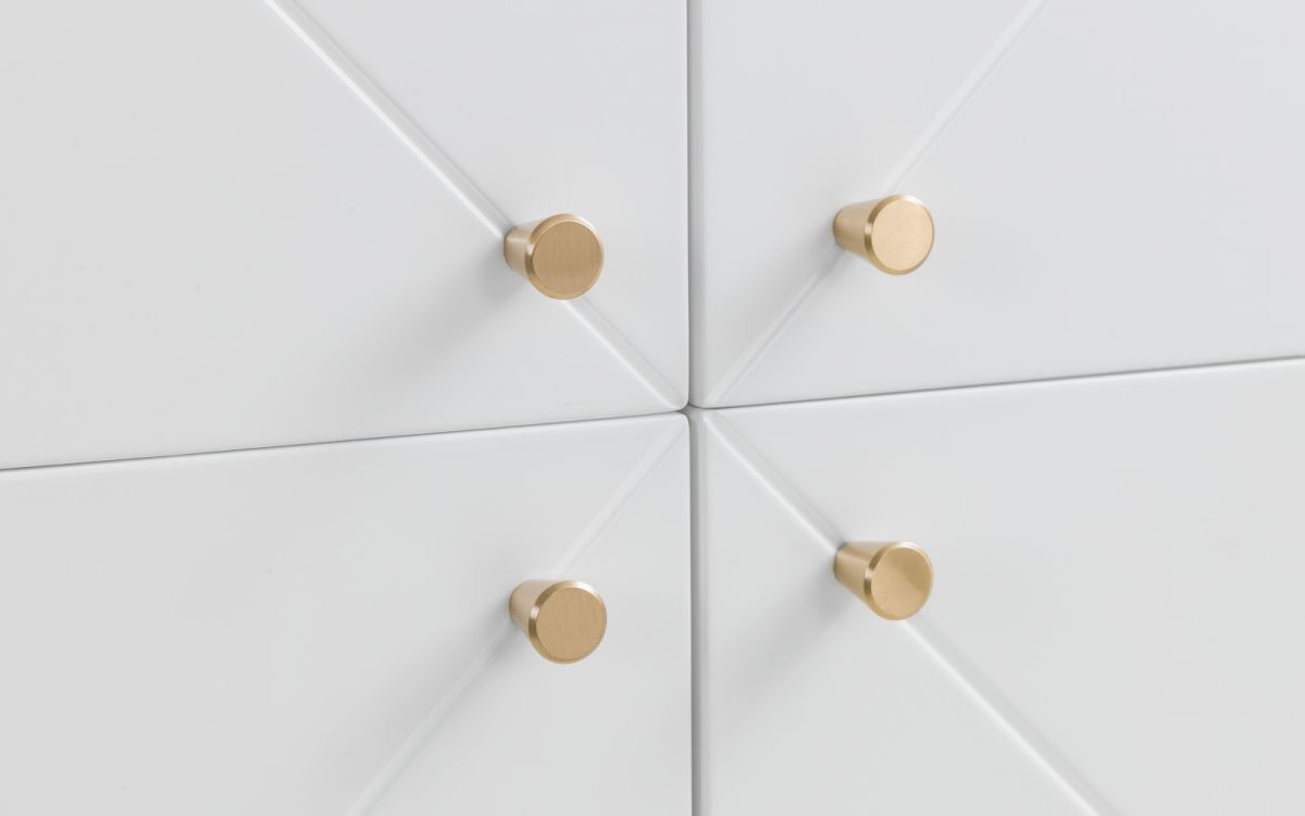 Moritz 4 Door Cabinet - White