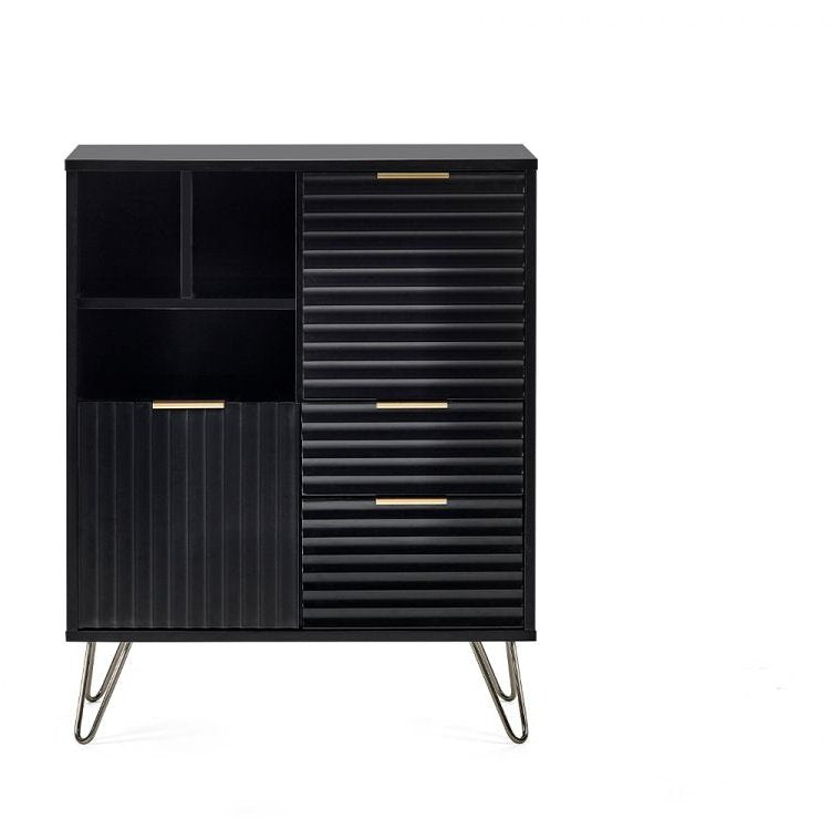 Murano 2 Door 2 Drawer Sideboard - Matte Black