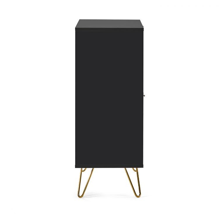 Murano 2 Door 2 Drawer Sideboard - Matte Black
