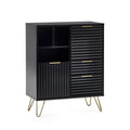 Murano 2 Door 2 Drawer Sideboard - Matte Black