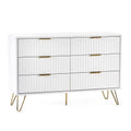 Murano 6 Drawer Chest - Matte White