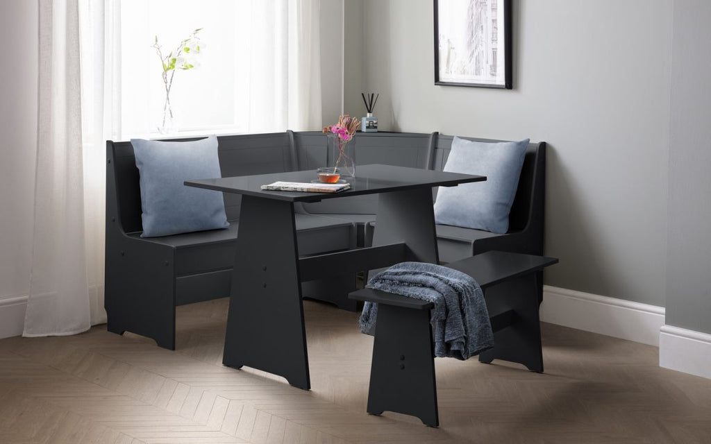 Newport Corner Dining Set - Anthracite
