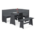 Newport Corner Dining Set - Anthracite