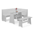 Newport Corner Dining Set - Dove Grey