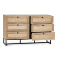 Padstow 6 Drawer Chest - Oak