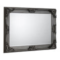 Rococo Pewter Wall Mirror