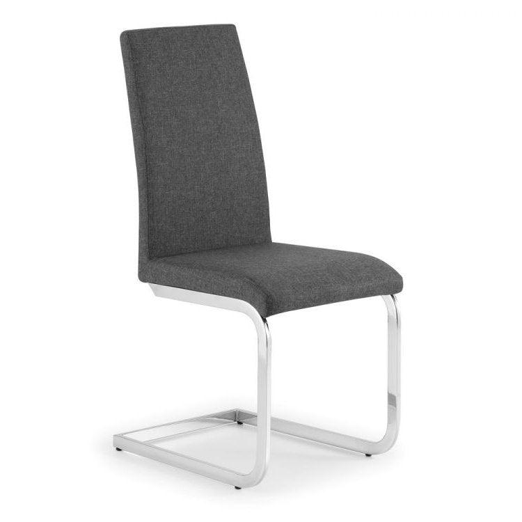 Roma Fabric Cantilever Dining Chair
