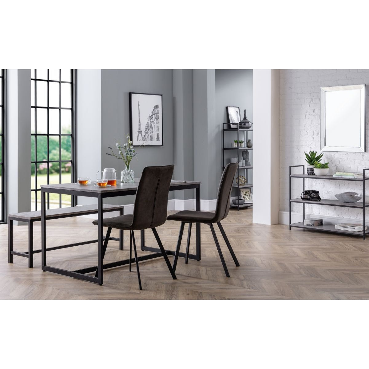 Staten Bench & Monroe Dining Set