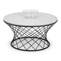 Trevi Real Marble Coffee Table