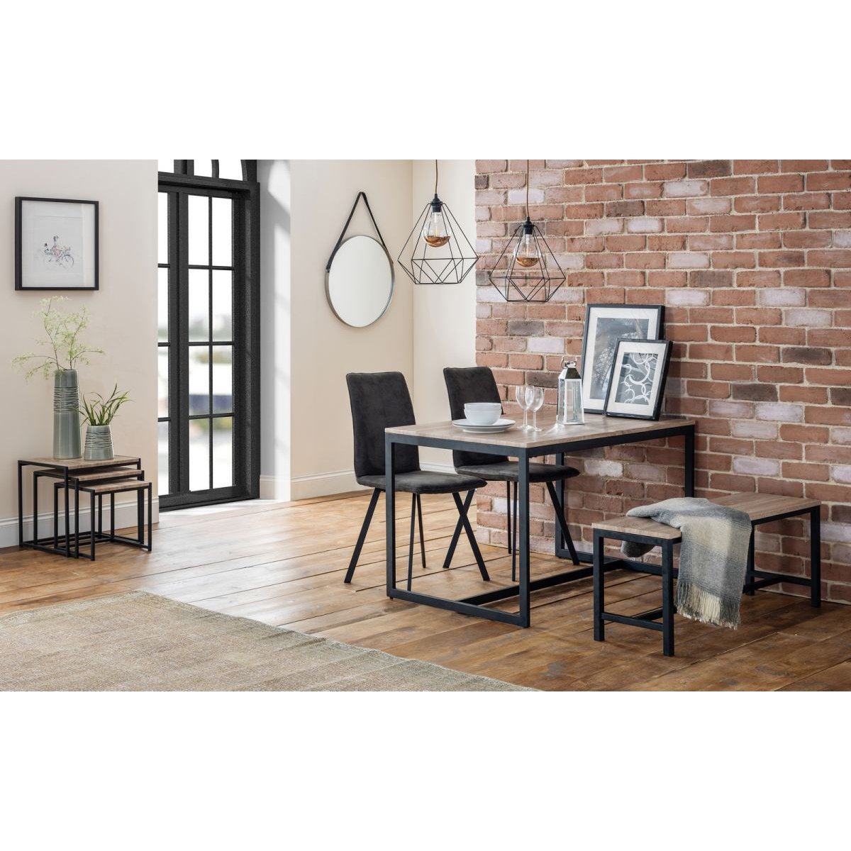 Tribeca Dining Table - Sonoma Oak