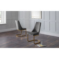 Vittoria Cantilever Dining Chair - Grey